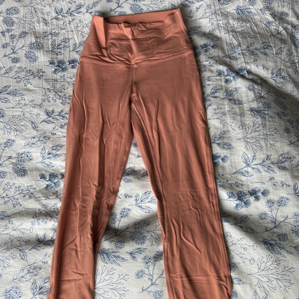 Lululemon Align High-Rise Pant 25" in  Pink Savannah Size 2
